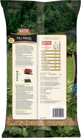 Kaytee Wild Bird No Mess Food Seed Blend for Cardinals, 5 Pound