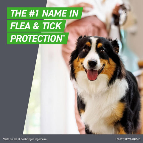 FRONTLINE Plus Flea & Tick Spot Treatment for Large Breed Dogs 45-88 lbs. (Purple) Count of 3