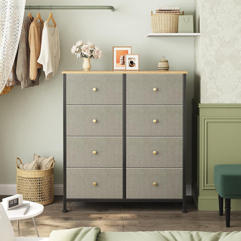 OLIXIS 8 Drawer Storage Dresser for Bedroom, Closet Organizers Units