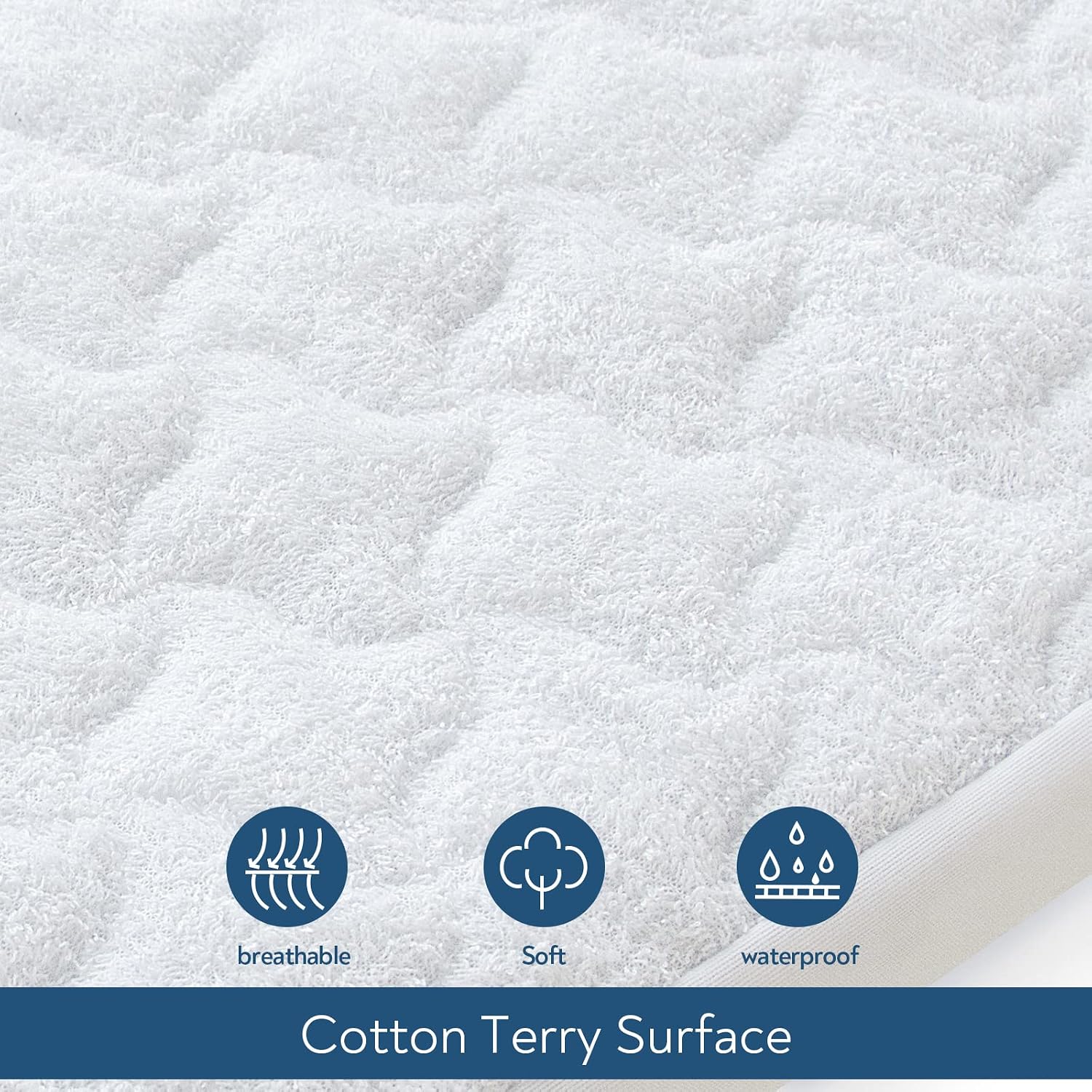 Bassinet Mattress Pad Cover 20" x 28"-Fit for Graco Travel Lite Crib
