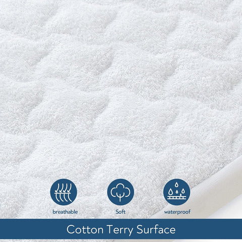 Bassinet Mattress Pad Cover 20" x 28"-Fit for Graco Travel Lite Crib