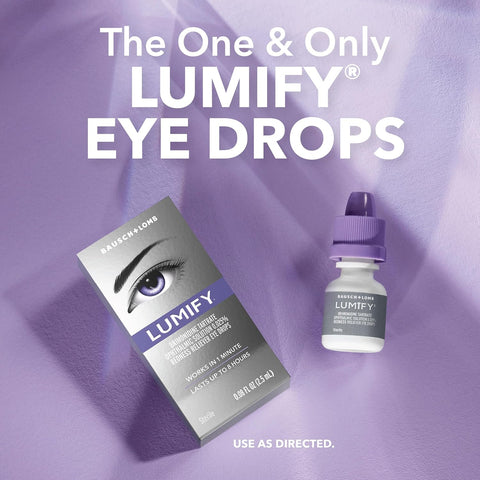 Lumify Redness Relief Eye Drops, Whiter & Brighter Looking Eyes, 0.08 oz
