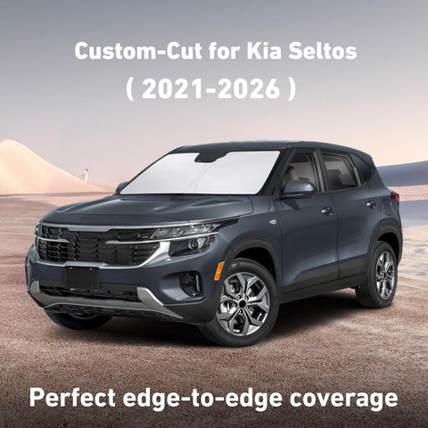 EcoNour Windshield Sunshade Compatible for Kia Seltos 2021-2024 2025 2026