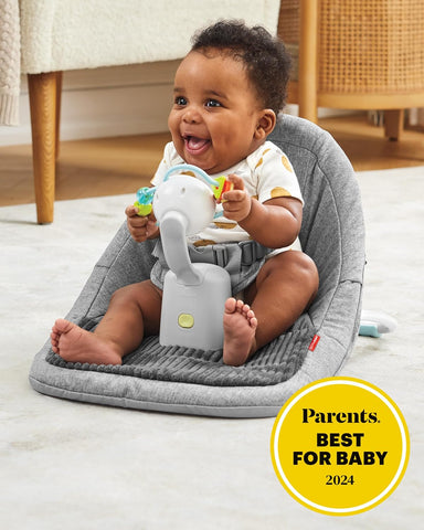 Skip Hop Baby Ergonomic Activity Floor Seat for Upright Sitting Lightweight and Travel-Friendly Silver Lining Cloud Grey Age 0+