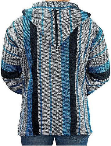 Classic Mexican Baja Hoodie Sweater Pullover