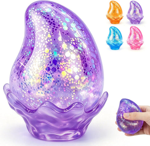 Water Drop Squeeze Toys, Raindrop Squishy Stress Ball for Adults, Sensory Fidget Toys for Kids with Autism, Squeeze Toys for Anxiety Stress Relief, Perfect Holiday and Birthday Gifts, Classroom Prizes