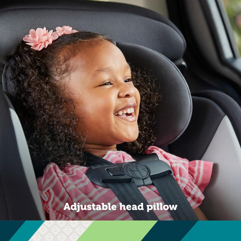 Safety 1st Grand 2-in-1 Booster Car Seat, Converts from High Back to Belt-Positioning Booster, High Back Seat for Kids 40-65, and Belt-Positioning 40-100 Pounds, Sunrise Coral