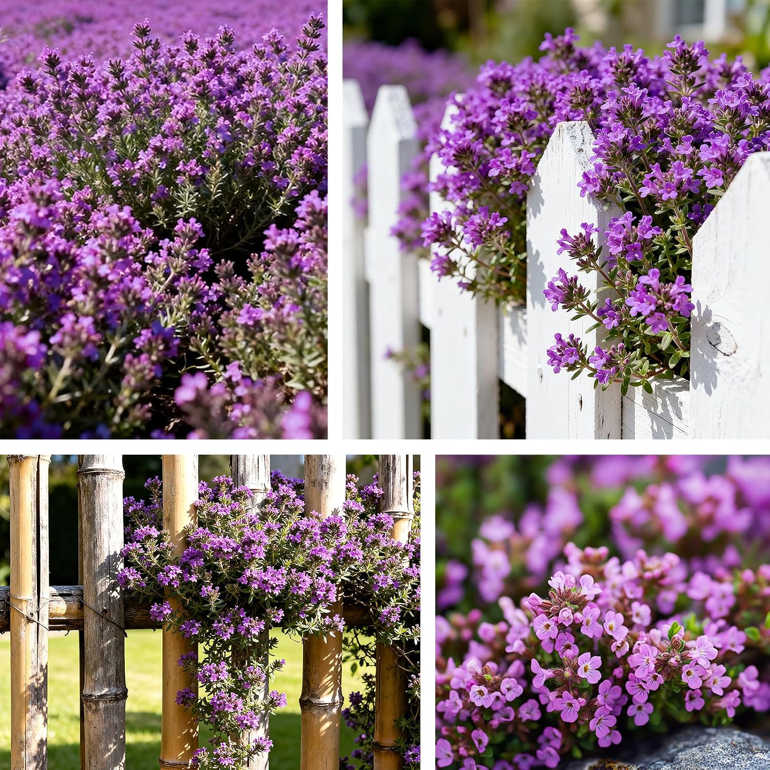 20000+ Creeping Thyme Seeds (Thymus Serpyllum), Ground Cover Seeds, Fragrant Lawn Alternative for Garden, Paths & Landscaping (10g / 0.35 oz)
