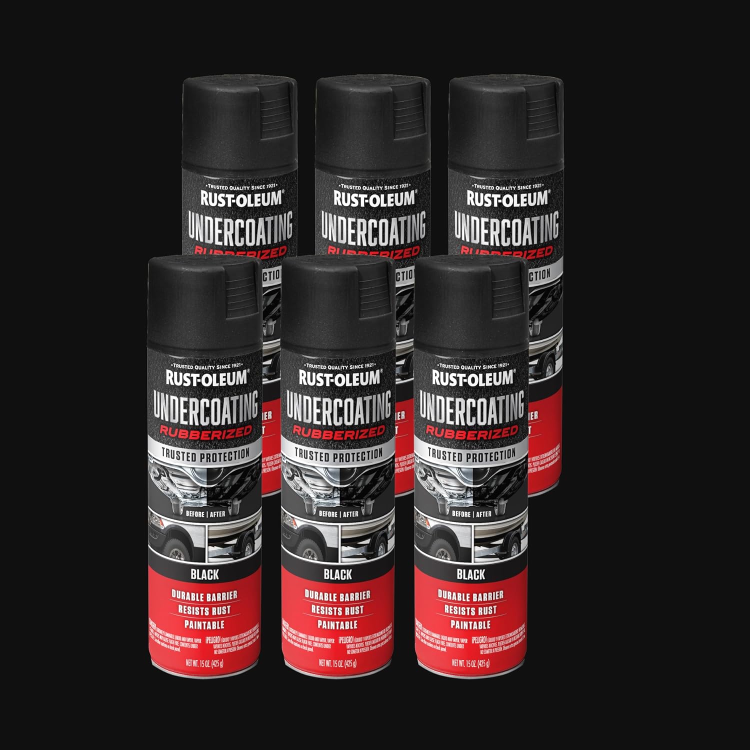Rust-Oleum Rubberized Black Undercoating Rust Resistant Spray Paint
