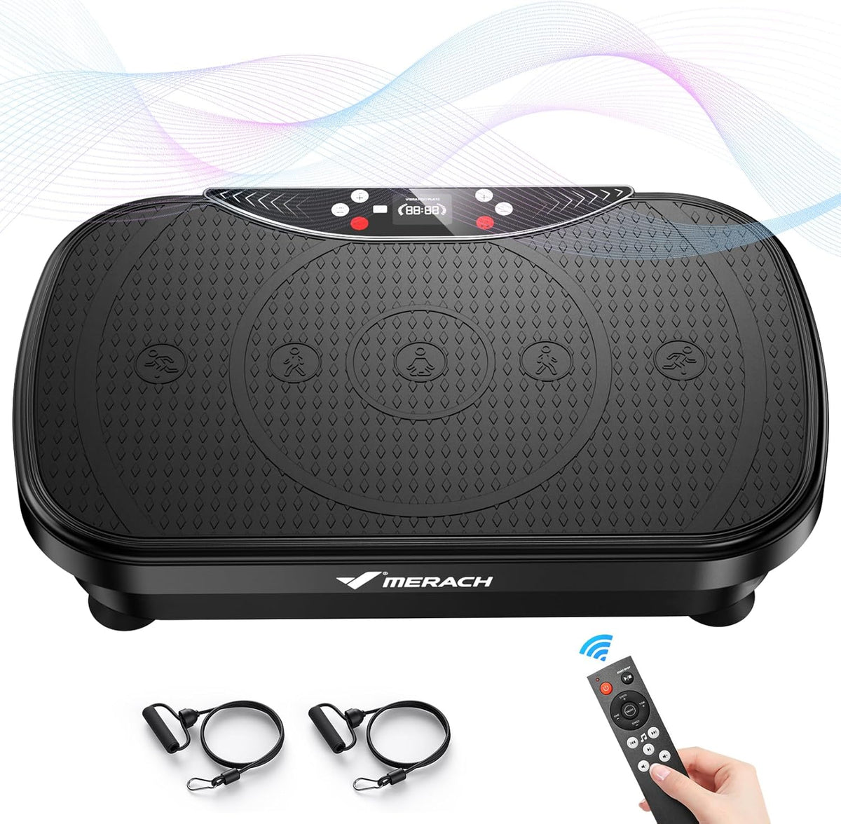 Merach V28 Vibration Plate Exercise Machine with 99 Speeds & Bluetooth