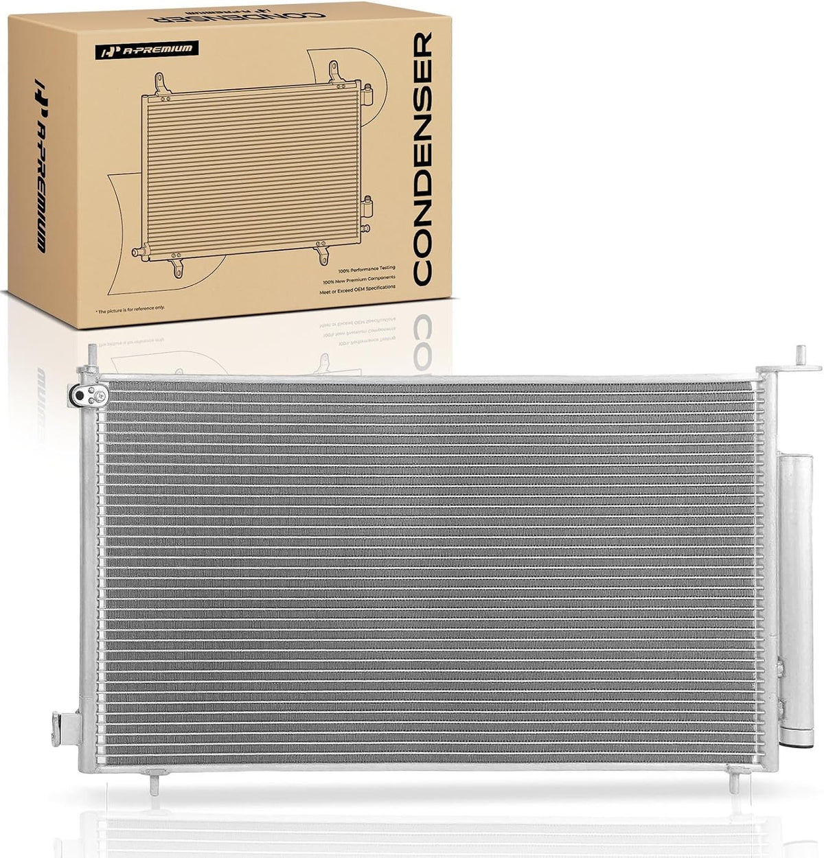 A-Premium Air Conditioning Condenser Compatible with Honda
