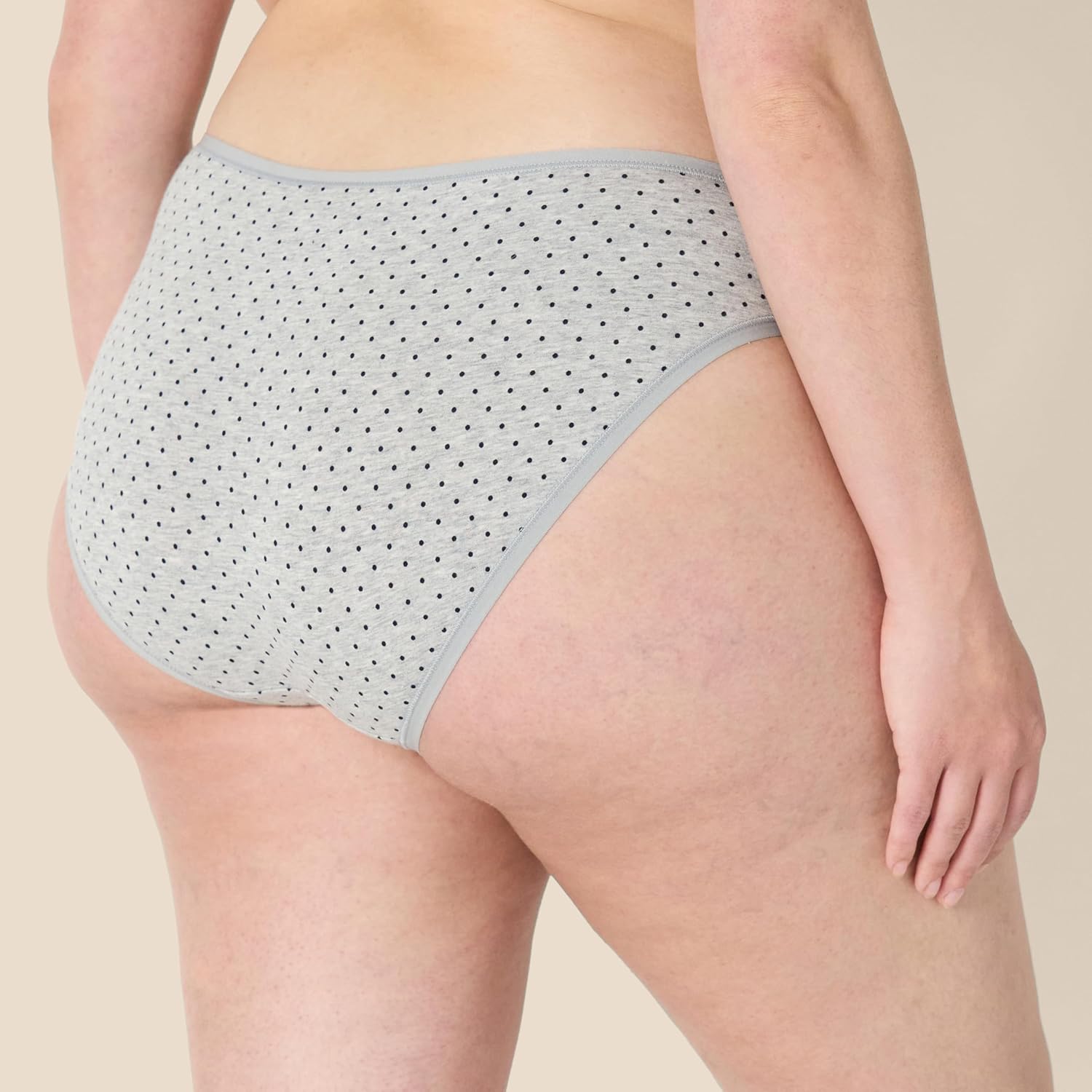 Amazon Essentials Women's Cotton Spandex Bikini Brief Underwear (Available in Plus Size)