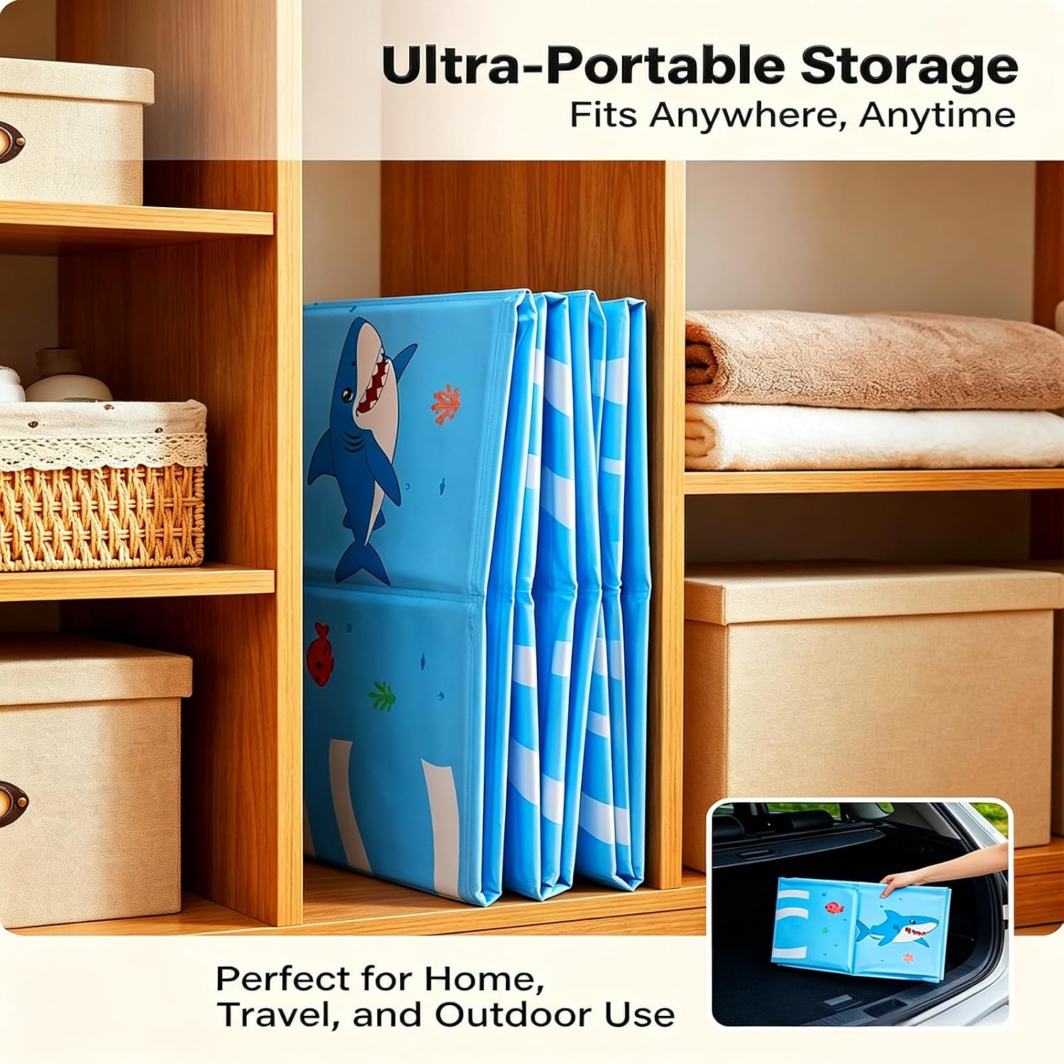 Toddler Bathtub for Shower, Portable & Foldable Bathtub for Kids