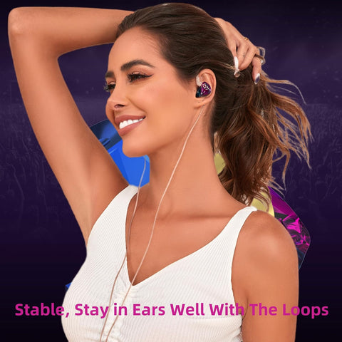YINYOO KZ-ZST Colorful Hybrid Banlance Armature with Dynamic Ear Earphone 1BA+1DD HiFi Headset KZ in Ear Monitor Headphone Wired Earbuds IEM Earphone Gaming Ear Buds (Colorful/zst Without Microphone)