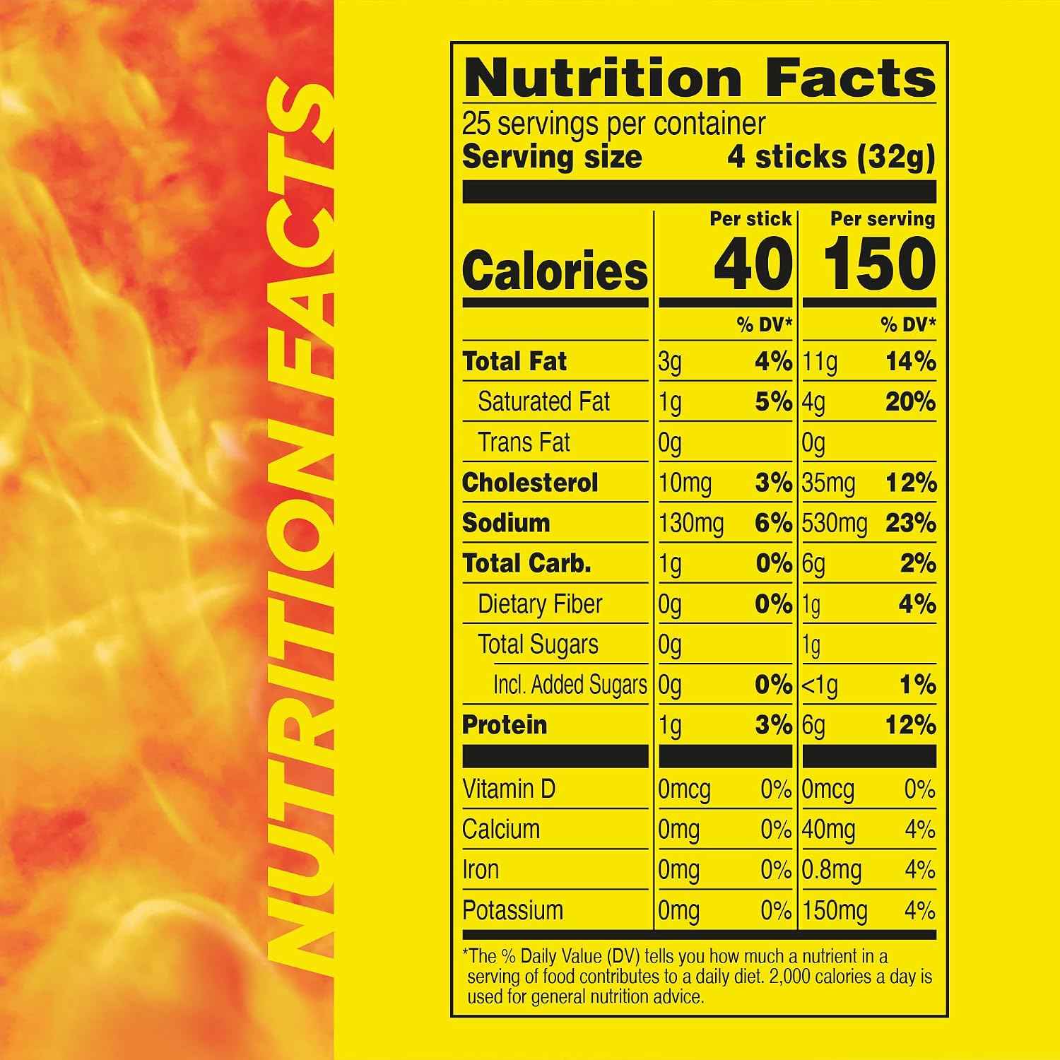 Slim Jim Smoked Jerky Snack Sticks, Original Flavor, 0.28 oz., 100-ct