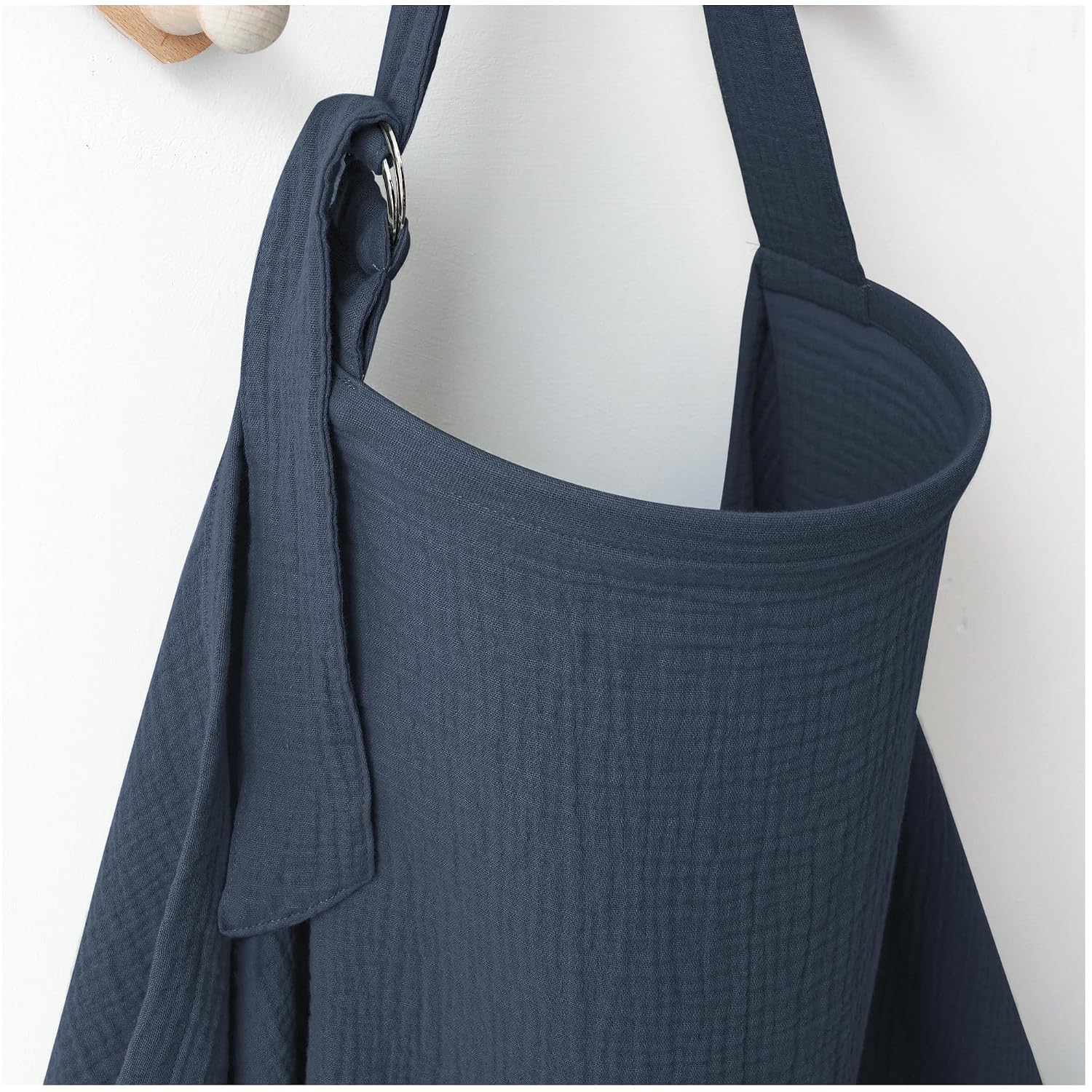 MairMore 100% Muslin Cotton Nursing Cover with Arch Neckline for Women