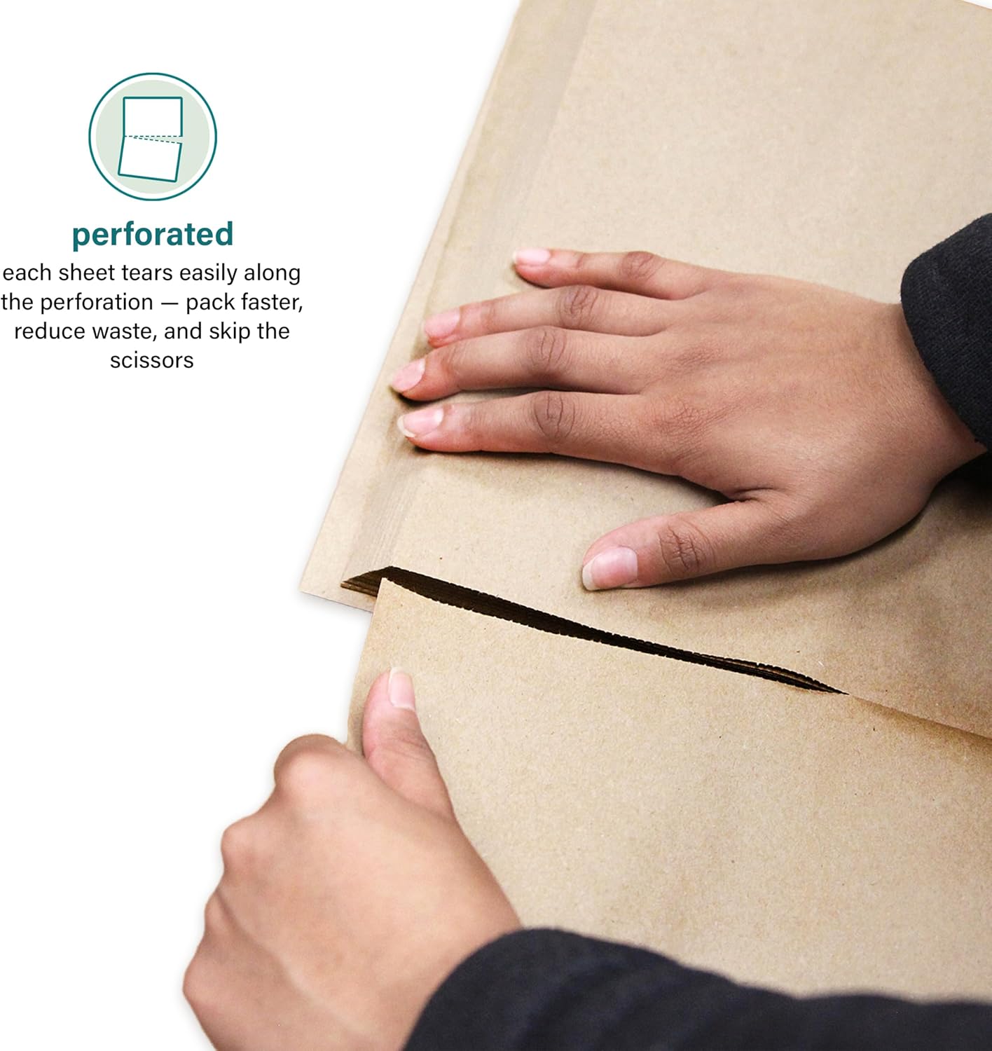 Elementree Brown Packing Paper Sheets for Moving & Shipping - 60-Carton Pallet (90,000 Sheets) - 14.5" x 11" - Sustainable Void Fill Packaging Made in the USA - Kraft Paper Thickness (00919PAL)