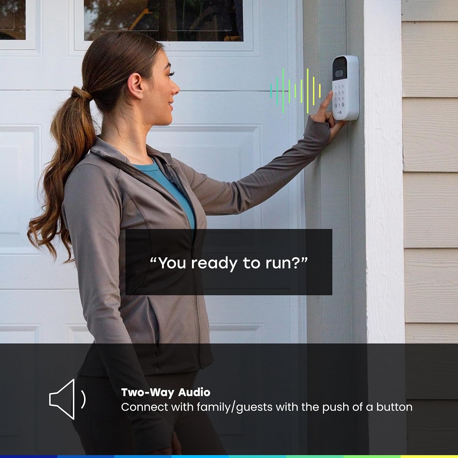 myQ Smart Garage Door Video Keypad with Wide-Angle Camera,Customizable PIN Codes,and Smartphone Control–Take Charge of Your Garage Access Works with Chamberlain, LiftMaster and Craftsman openers,White