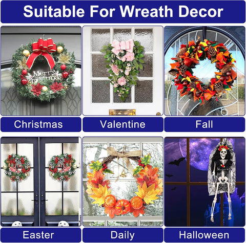Bntuk Suction Cup Wreath Hanger, Wreath Hanger for Glass Front Door Window