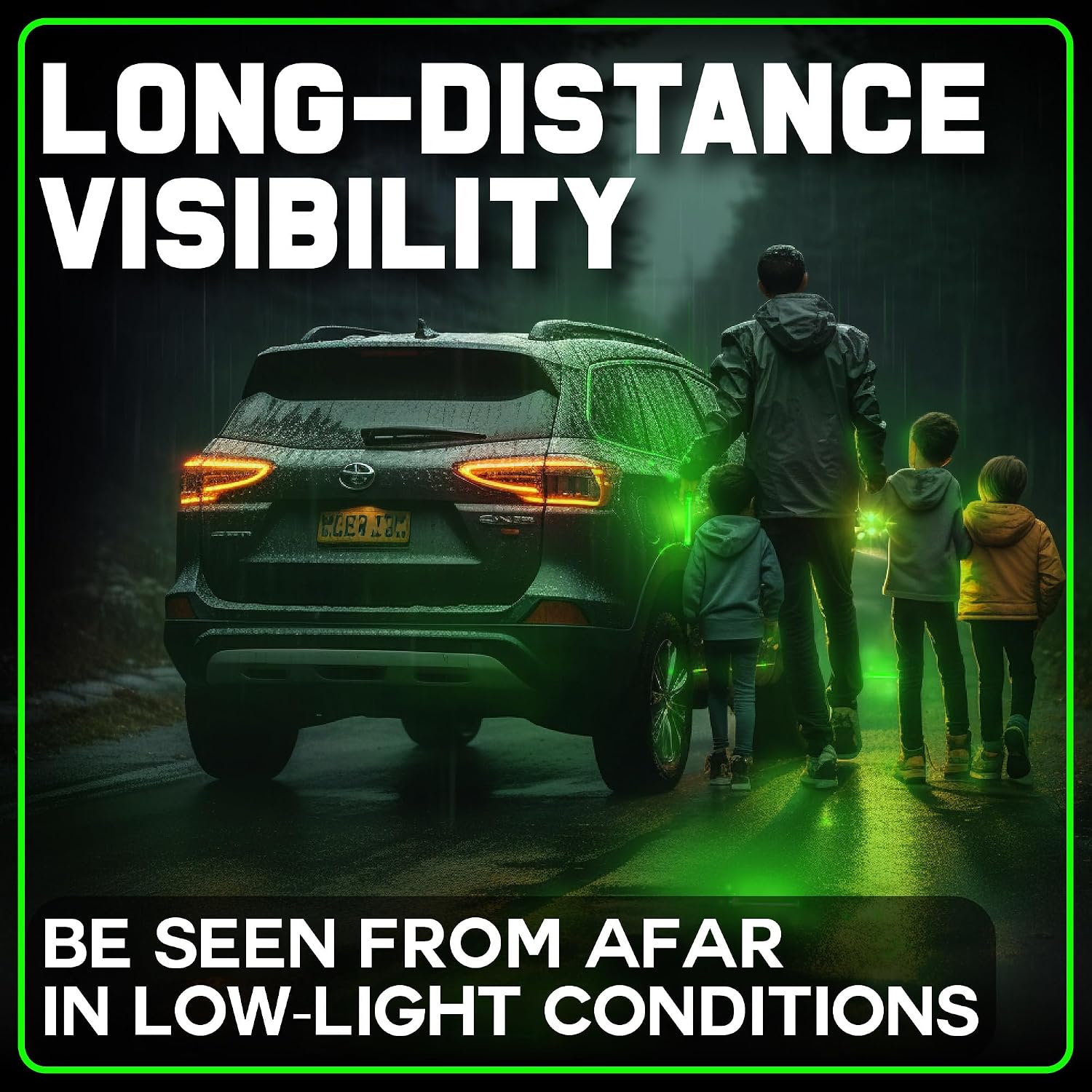 Ultra Bright Green Glow Sticks Emergency Chem Lights (6", 25 Pack) Military Grade 12 Hour Bulk Tactical Light Sticks for Survival Gear, Camping, Power Outages