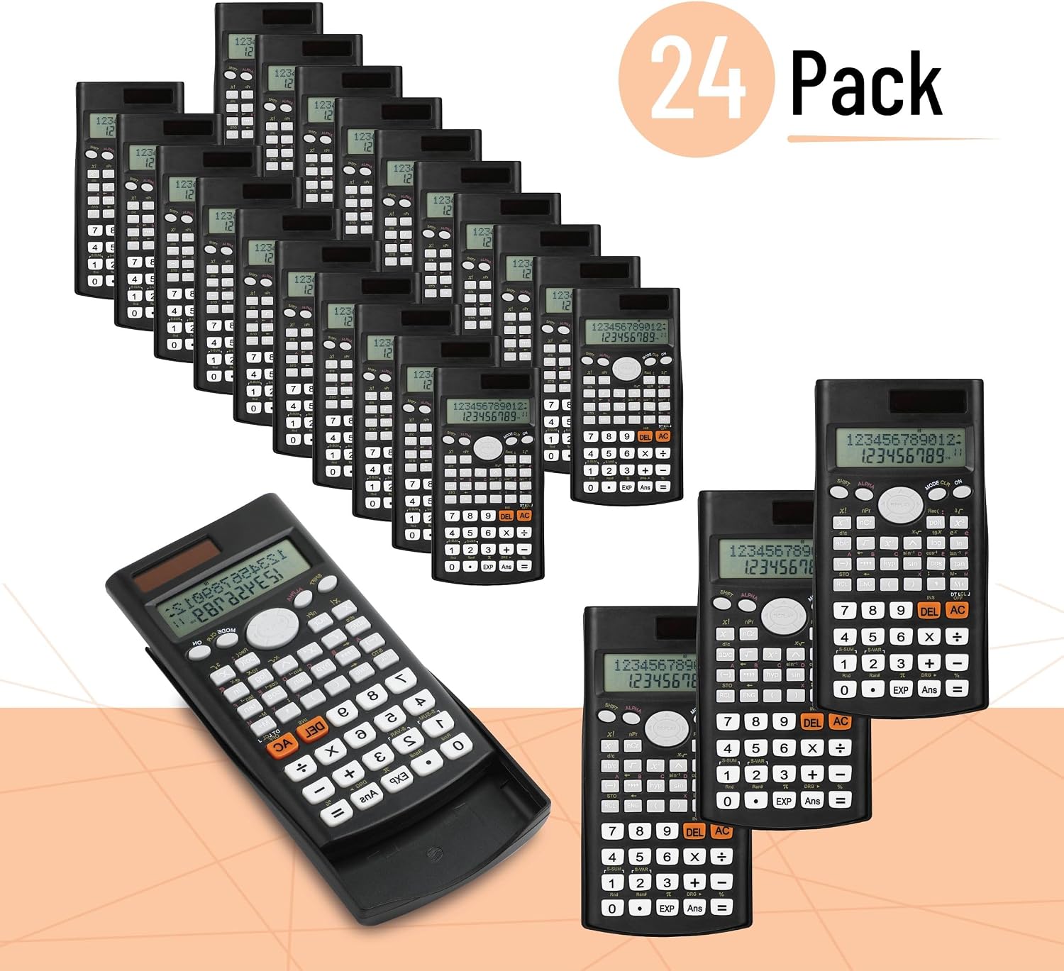 Mr. Pen- Scientific Calculators, 24 pcs, 2 Line Calculator for School