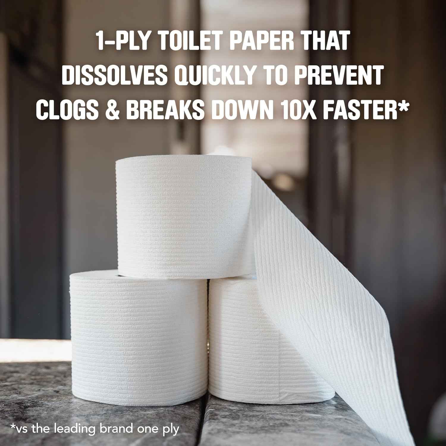 Scott Rapid-Dissolving Toilet Paper, 48 Double Rolls, Septic-Safe, Toilet Paper