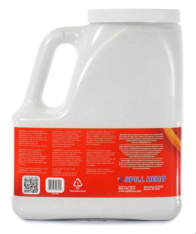 Spill Hero Acid Neutralizing Absorbent Bottle 5.4 qt. (Case of 2)