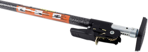 KEEPER Ratcheting Cargo Bar - Rubber, Black/Silver, Adjustable from 40"-70" - Comes with 60” x 24” Storage Net (5060), For Truck