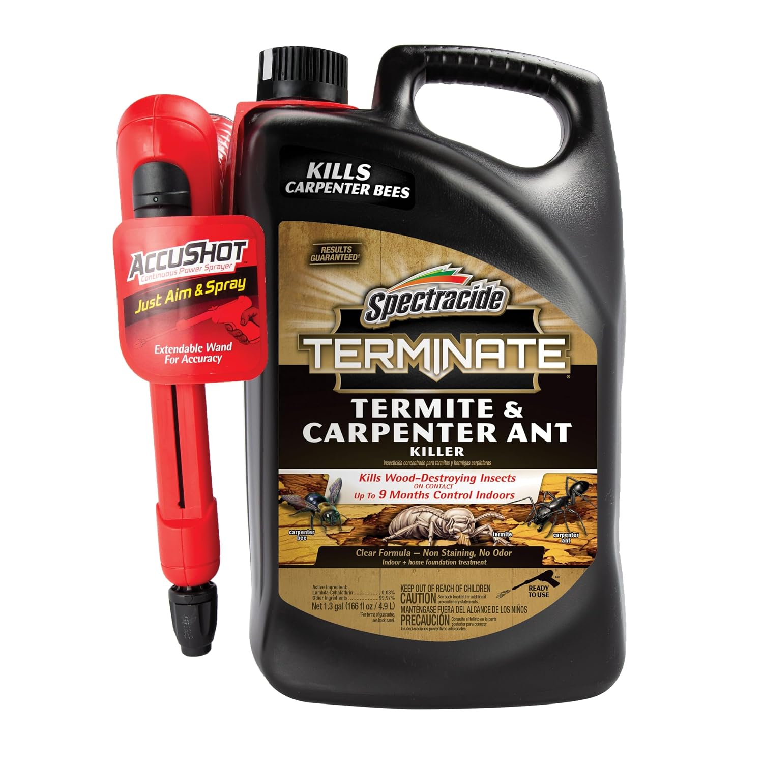 Spectracide Terminate Termite & Carpenter Ant Killer Spray, 1.33 Gal