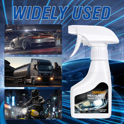 Headlight Restoration Kit, Automotive Headlight Cleaner and Yellowed Head Light Restoring Kit,Helps Clear Dull & Oxidized Lenses,Suitable for All Vehicle Headlamps