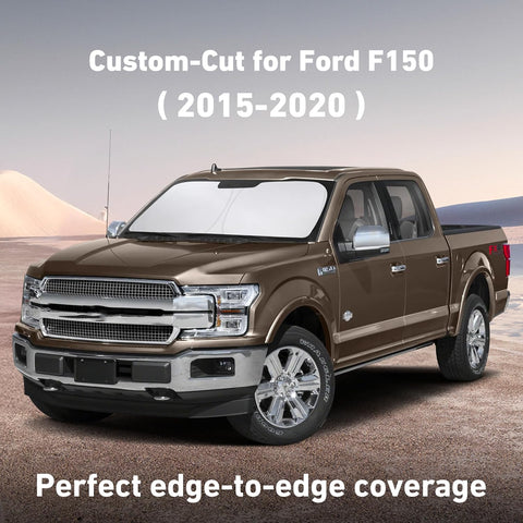 EcoNour Windshield Sunshade Compatible for Ford F150 2015-2018 2019 2020