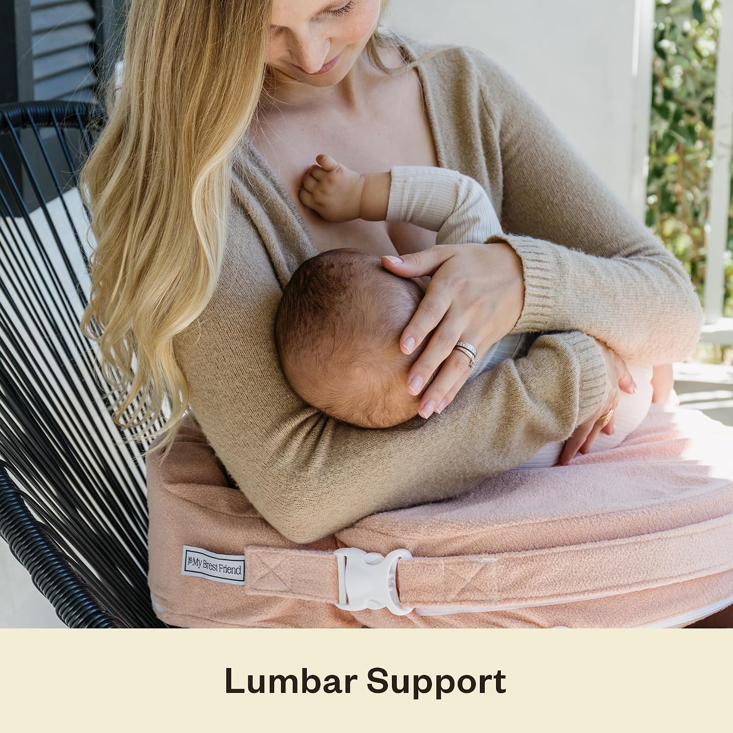 My Brest Friend Nursing Pillow - Deluxe - Soft Rose