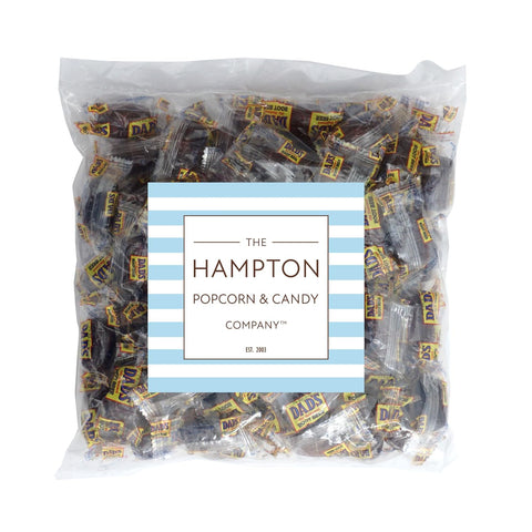 Dad's Root Beer Barrels Hard Candy, 4lb Bulk Bag (Approximately 200 pcs), Old Fashioned Hard Candy, Individually Wrapped Bulk Candy, The Hampton Popcorn & Candy Company