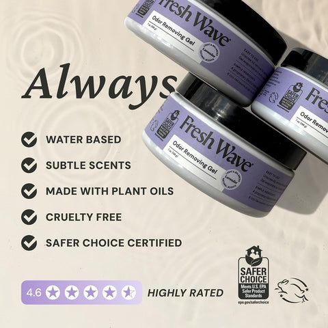 Fresh Wave Lavender Odor Eliminator Gel 3-Pk 7 oz - Air Freshener for Home