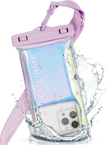 Case-Mate Soap Bubble IP68 Waterproof Phone Pouch - Iridescent