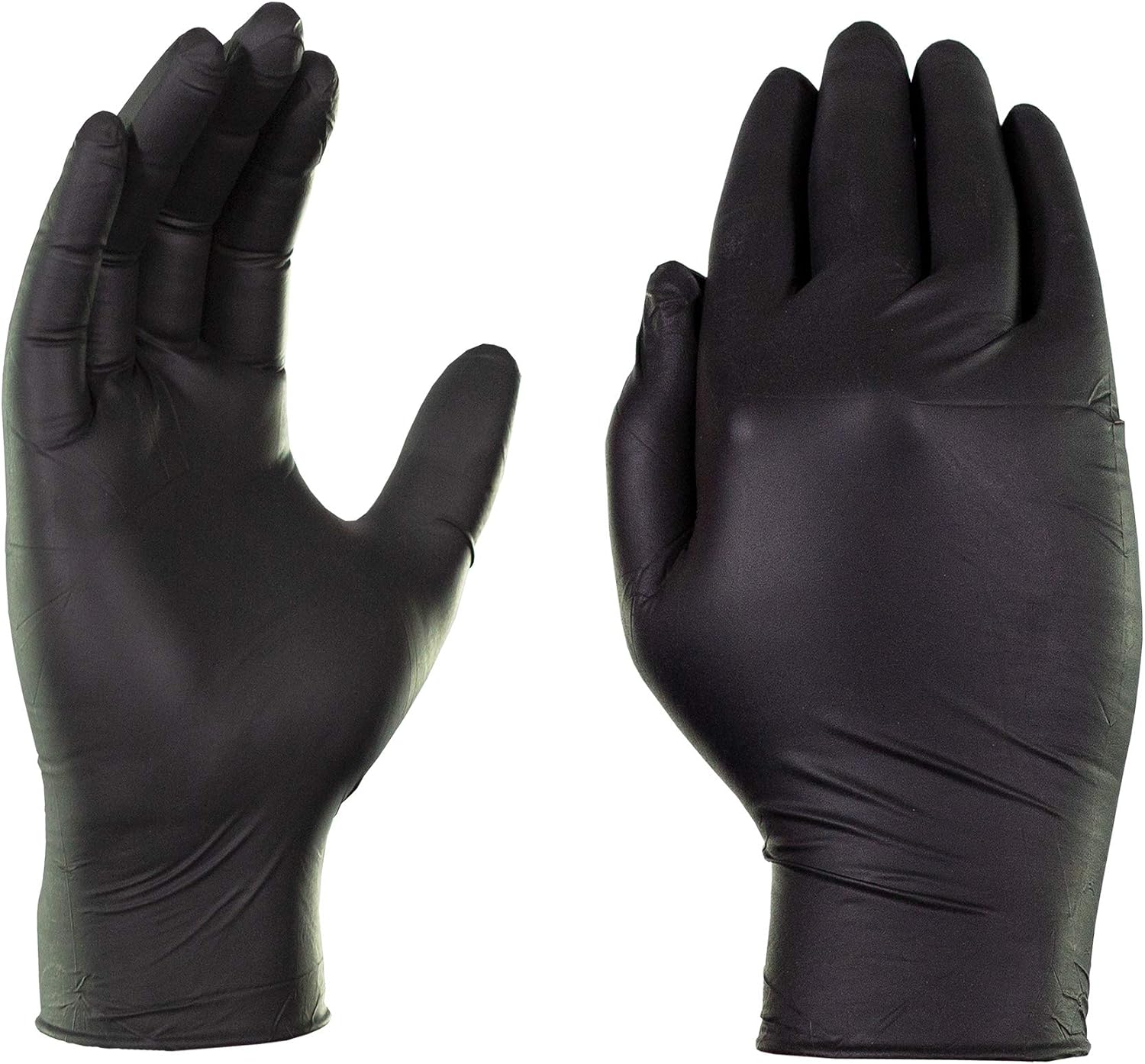 X3 Nitrile Disposable Gloves Latex Free 3 mil Black for Cooking Food Prep