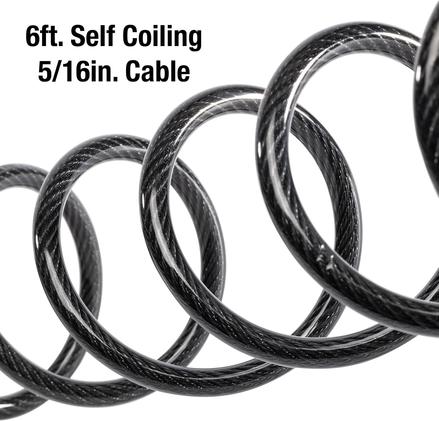 Master Lock 6 Foot Outdoor Cable Bike Lock, Combination Bicycle Lock 8114D