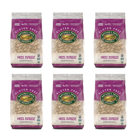 Nature's Path Organic Mesa Sunrise Cereal, 26.4 oz (Pack of 6), Flax Seeds, Quinoa, Amaranth, Gluten Free, Earth Friendly Packaging
