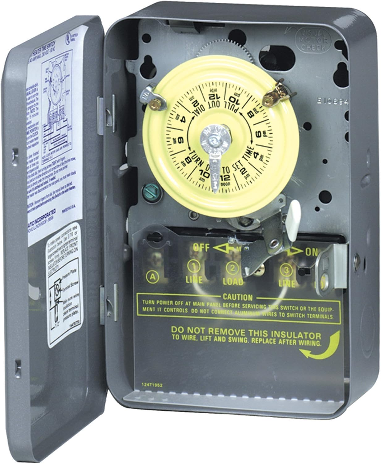Intermatic WH40 Electric Water Heater Timer, Gray
