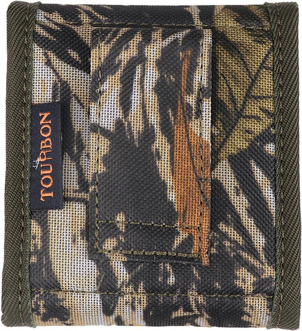 TOURBON Folding Rifle Cartridge Holder Ammo Wallet Pouch with Elastic Loops