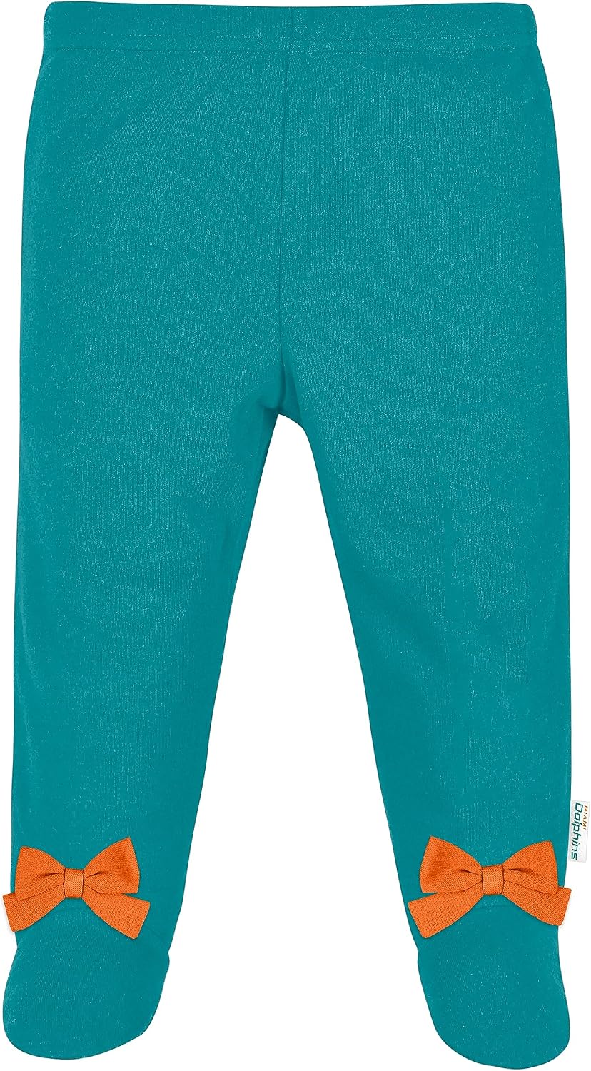 Gerber NFL Baby Girls 3-Pack Bodysuit Registry Gift Set Footed Pant and Cap