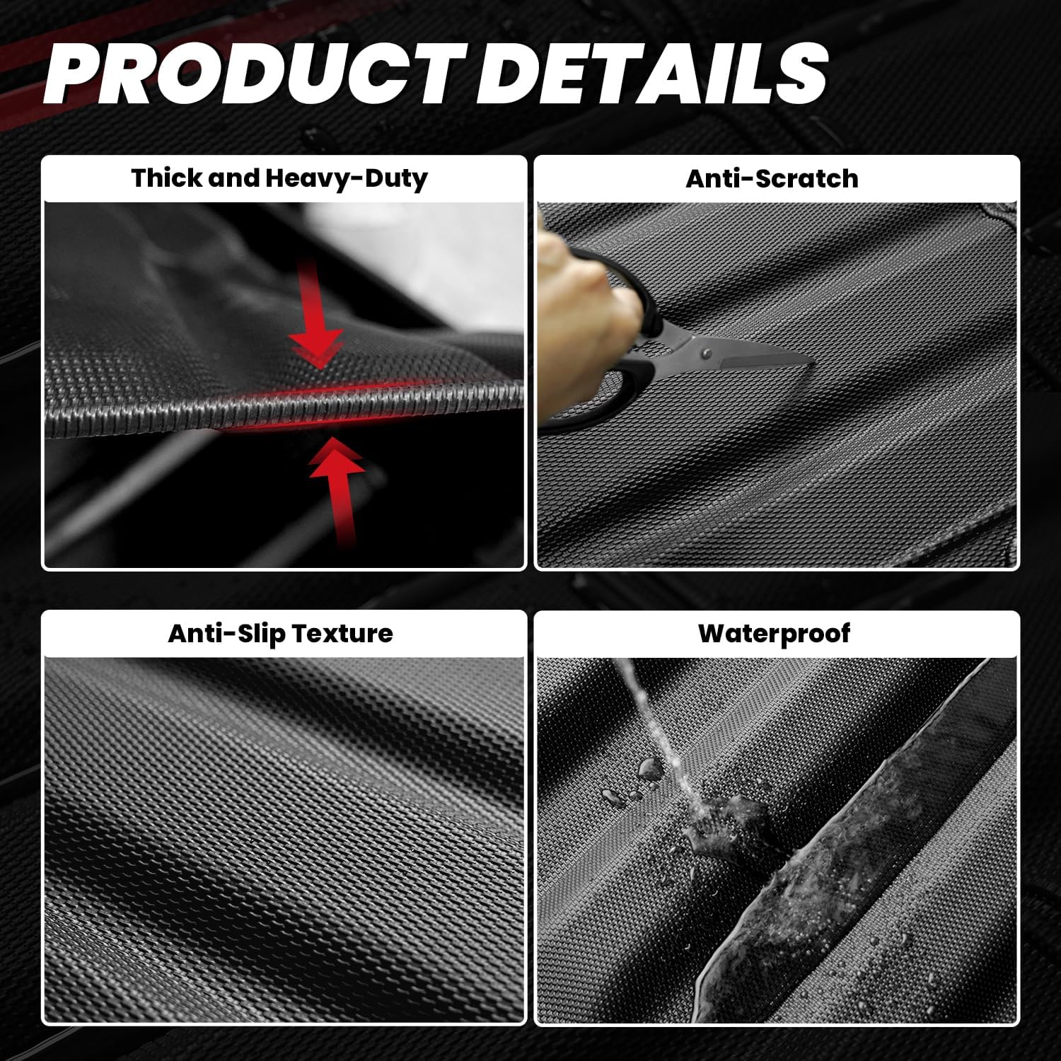LASFIT Truck Bed Mat for Chevy Silverado/GMC Sierra 2500HD 3500HD 2020-2026