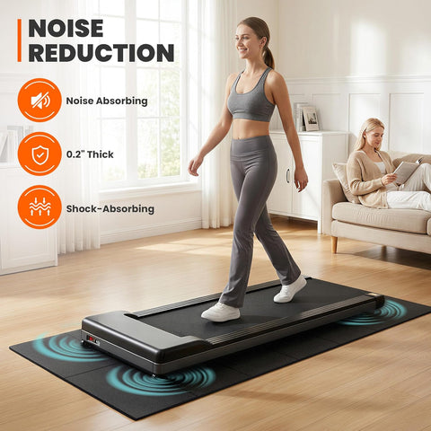 Stepwaver Walking Pad Mat, Treadmill Mat for Carpet & Hardwood Floors