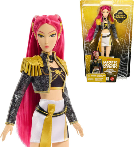 ​Mattel Kpop Demon Hunters HUNTR/X Mira “Golden” Singing Doll