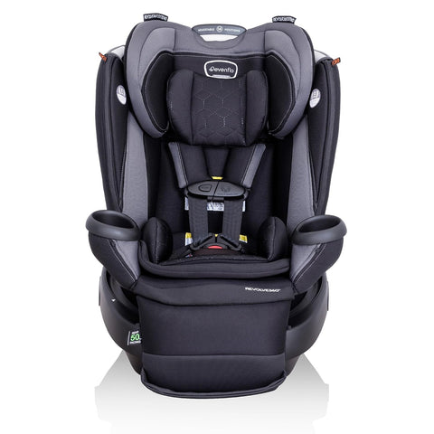 Evenflo Revolve360 Extend Convertible Car Seat with 360 Degree Rotation, Extended Rear-Facing, Forward-Facing, Booster Mode, and Secure LATCH Install, Revere Gray