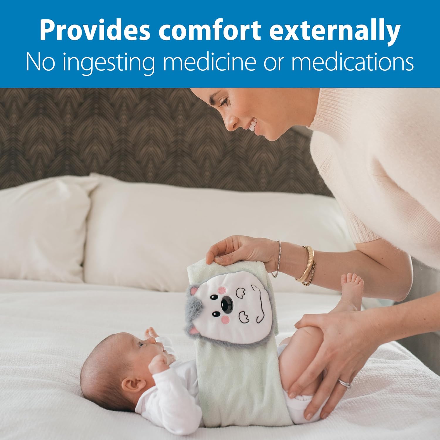 Dr. Brown's Infant Gripebelt Heated Belly Band, Hedgehog, 0m+