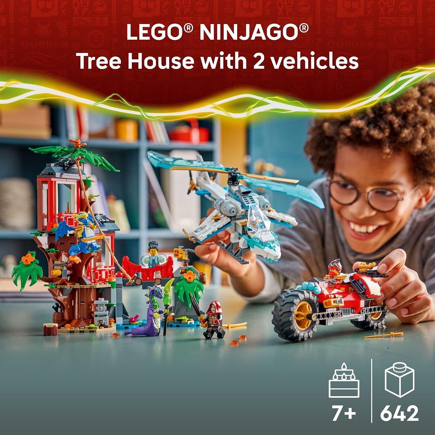 LEGO NINJAGO Ninja Vehicle Tree House Battle 71857