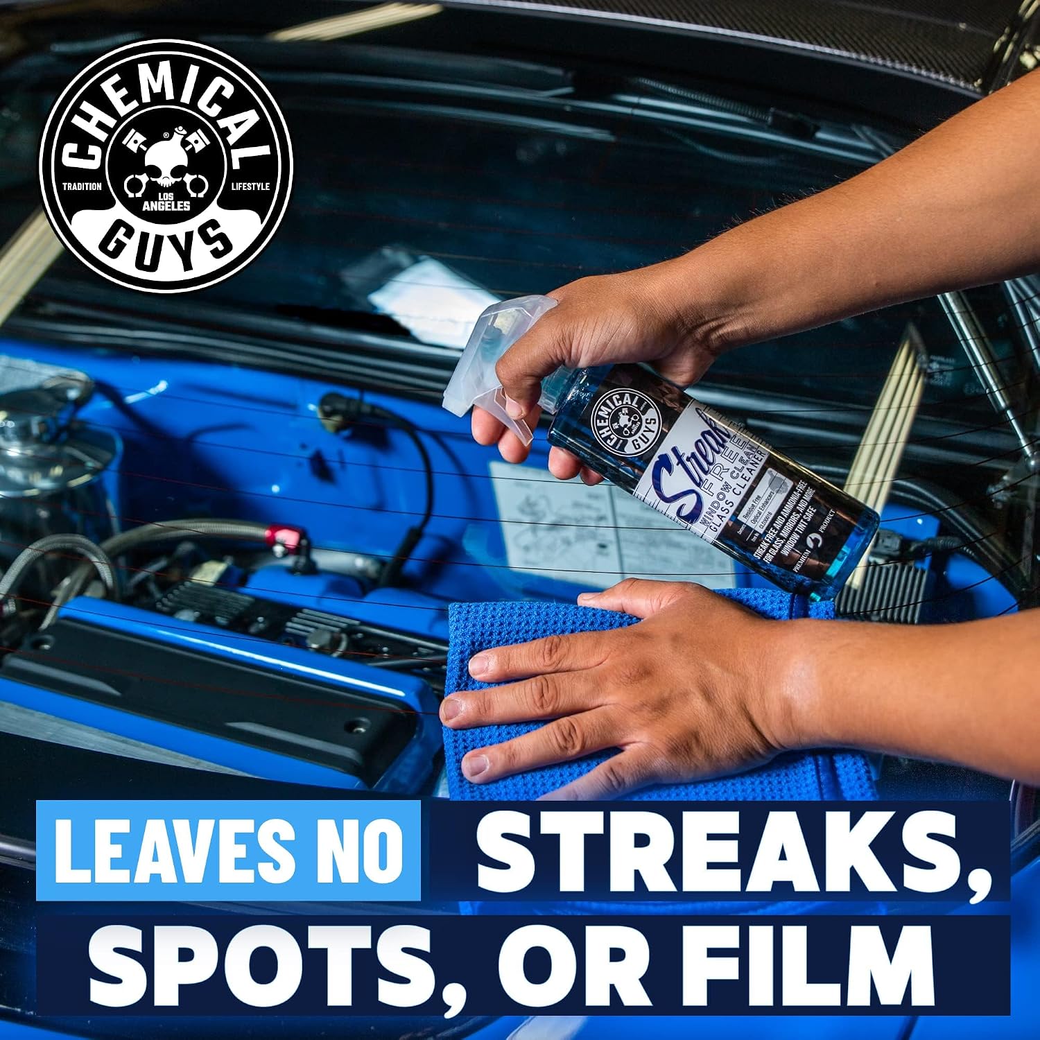 Chemical Guys, Streak-Free Glass & Window Cleaner for Tinted Windows, 16 oz