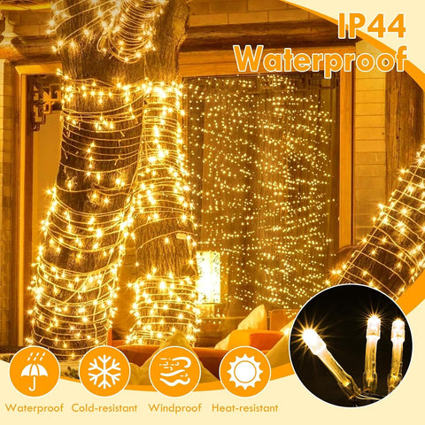 KAQ 800LED 288Ft String Lights, Christmas Lights Indoor Outdoor