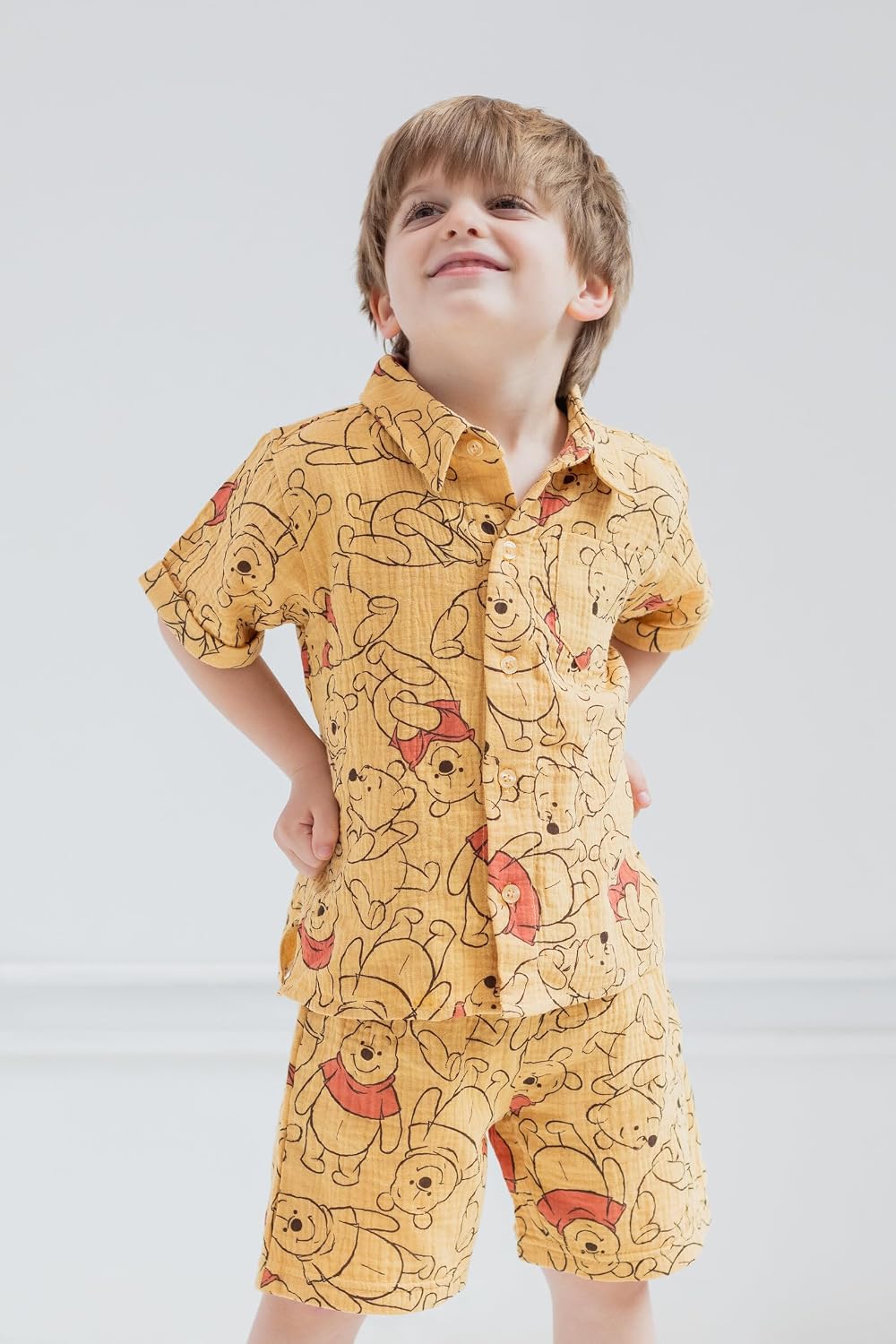 Disney Winnie the Pooh Mickey Mouse Outfit Set Shortall Dress Newborn to Little Kid
